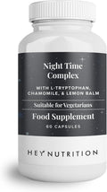 Hey Nutrition Complejo de Relajación Nocturna - 60 Cápsulas