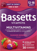 Bassetts Multivitaminici Gommose ai Frutti Estivi 12-18 Anni 30 Pezzi