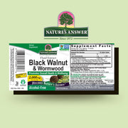 Nature’s Answer Black Walnut and Wormwood complex 30ml barcode