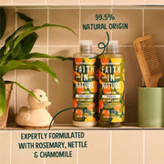 Faith In Nature Grapefruit & Orange Purifying Conditioner, bottle packaging, grapefruit and orange, 400ml, hair care