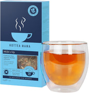 How to Use Image: Hottea Mama herbal tea brewing cup fennel fenugreek 14 bags