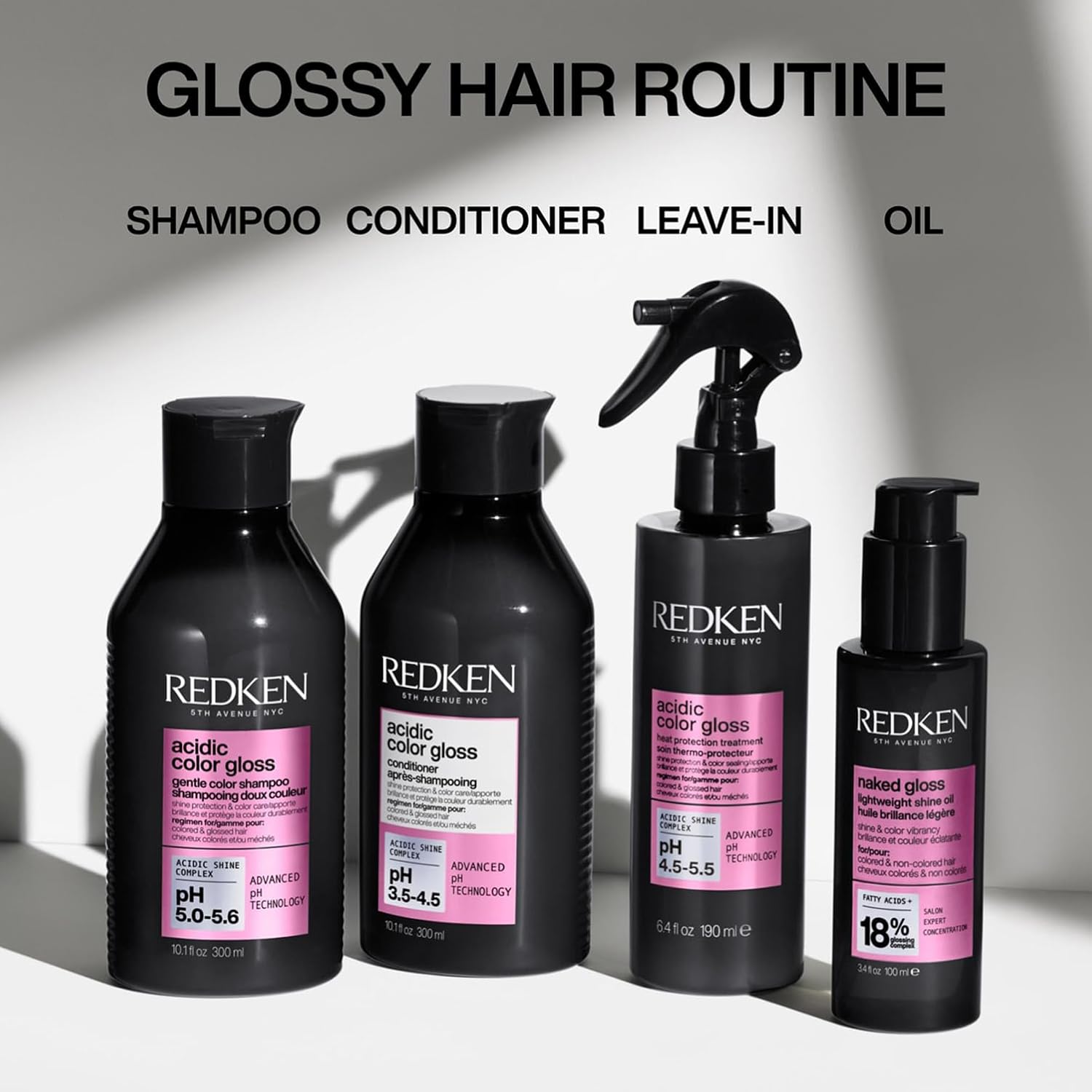 Redken Acidic Gentle Color Gloss Shampoo & variants