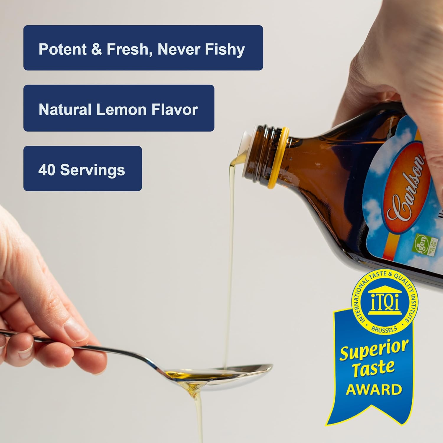 Carlson The Very Finest Fish Oil Liquid 1600 mg Omega-3