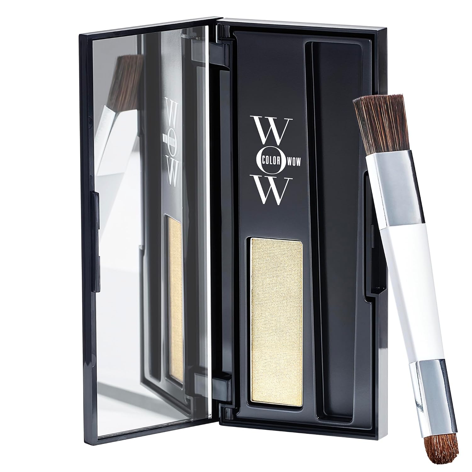 Color Wow Root Cover Up Platinum Blonde 2.1g compact with application brush