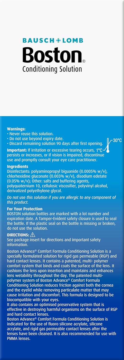 Bausch + Lomb Boston Conditioning Solution Advance Comfort Formula – 120 ml