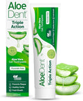 Aloe Dent Pasta de Dientes Triple Acción de Aloe Vera Sin Flúor - 100ml