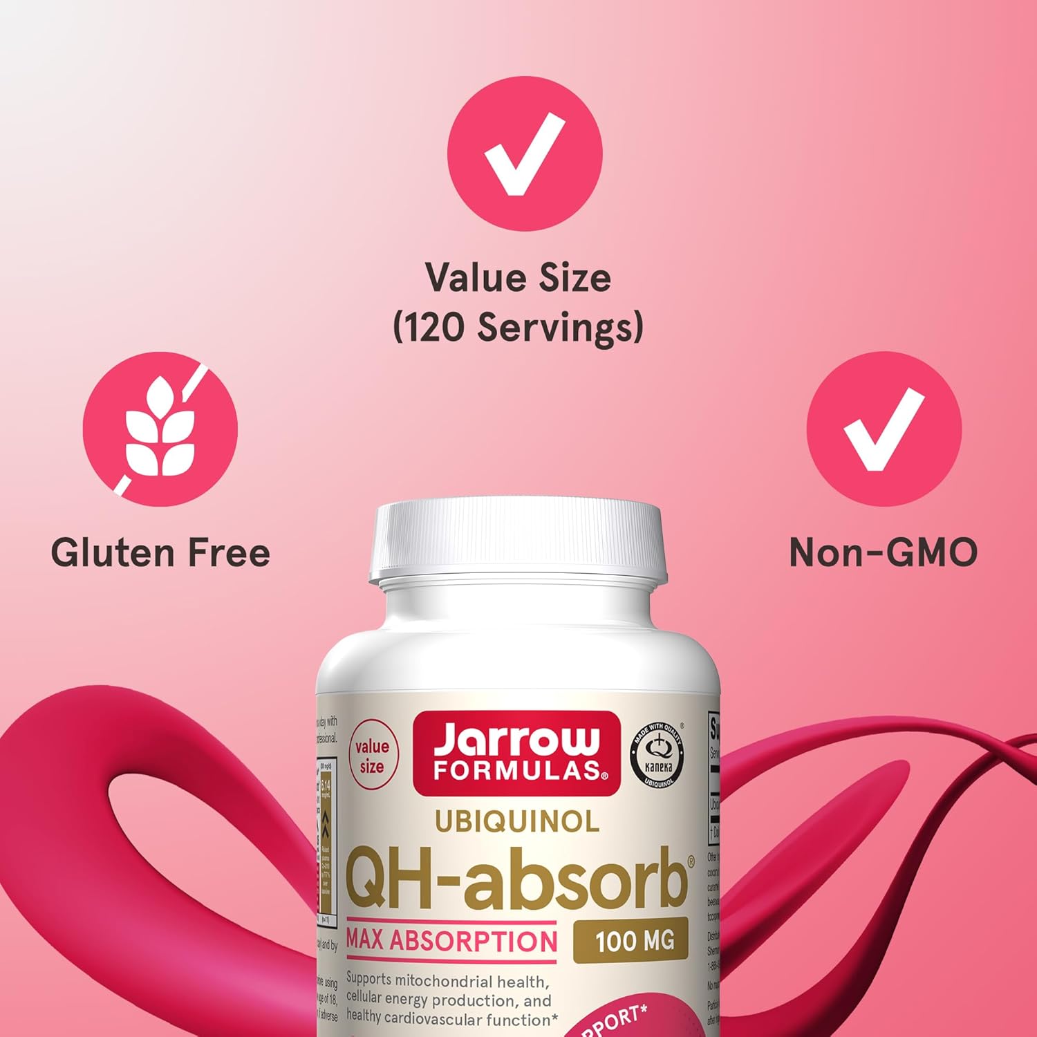 Jarrow Formulas Ubiquinol QH-Absorb 100mg Softgels