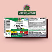Nature’s Answer Hawthorn Berry Alcohol-Free Liquid Extract 30ml barcode image