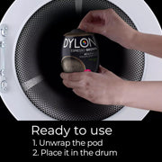 Dylon All-in-1 Fabric Dye Pod Espresso Brown 350g washing machine instructions