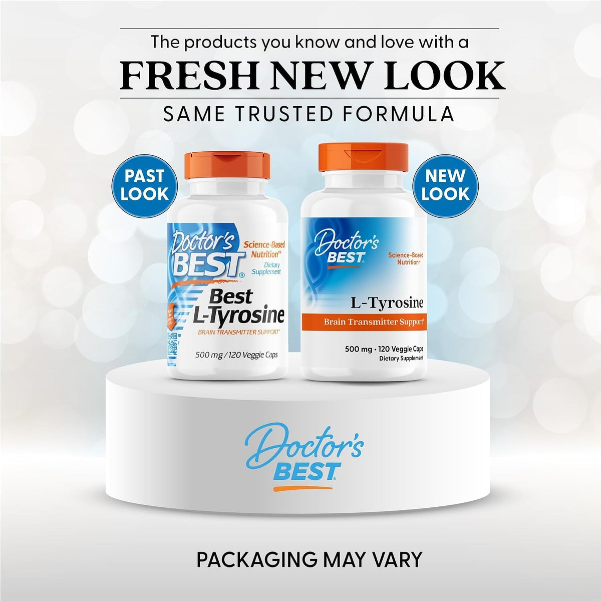 Doctor's Best L-Tyrosine 500 mg - 120 Capsules Végétales
