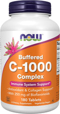 NOW Complesso Vitamina C-1000 con Bioflavonoidi - 180 Compresse