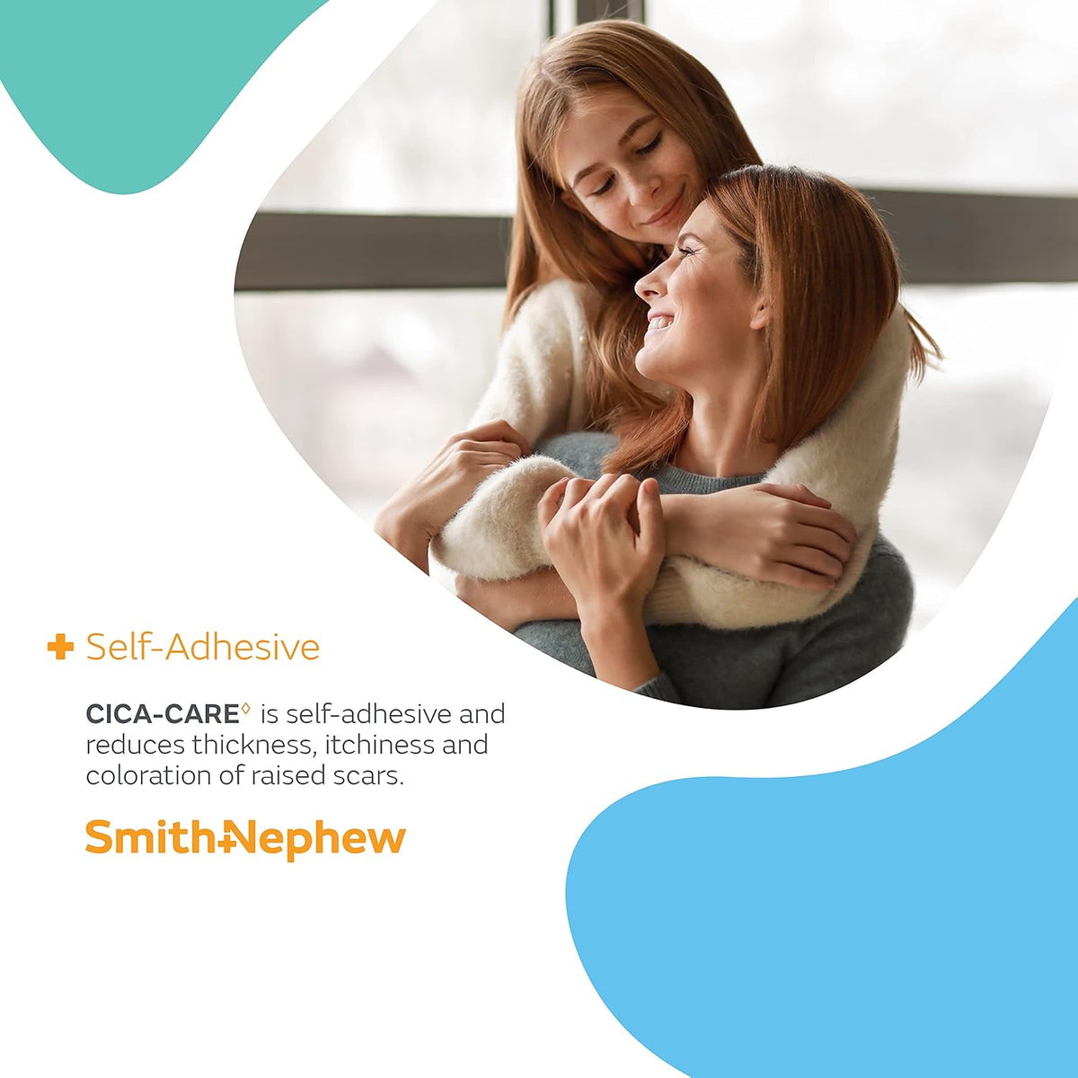 Smith & Nephew Cica-Care Silicone Gel Sheet, box and sheet packaging, no flavour, 12cm x 6cm, 1 sheet, topical use