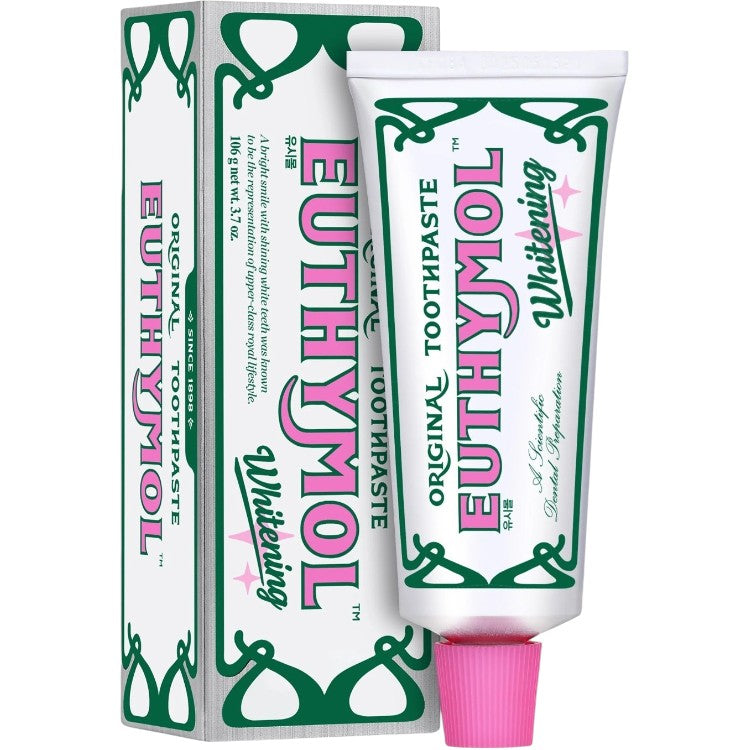 Euthymol Whitening Fluoride Toothpaste Mint 75ml tube & box
