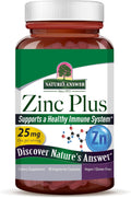Nature's Answer Zinco Plus con vitamina B6 e rame - 60 capsule vegetariane