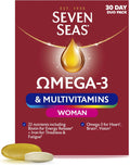 Seven Seas Omega-3 & Multivitamine für Frauen – 30-Tage-Duo-Pack