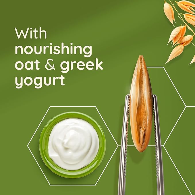 Aveeno Daily Moisturising Yogurt Body Cream tub, vanilla & oat scent, 200ml.