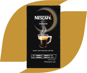 Nescafé Grande Roast and Ground Coffee 500g bag prepared with a coffee brewer