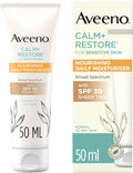 Aveeno Calm+Restore Tägliche Feuchtigkeitspflege mit LSF 30, Breitbandschutz - 50 ml