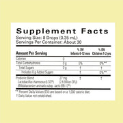 ChildLife Essentials InfantBiotics probiotic drops supplement facts Lactobacillus Bifidobacterium 10.5ml