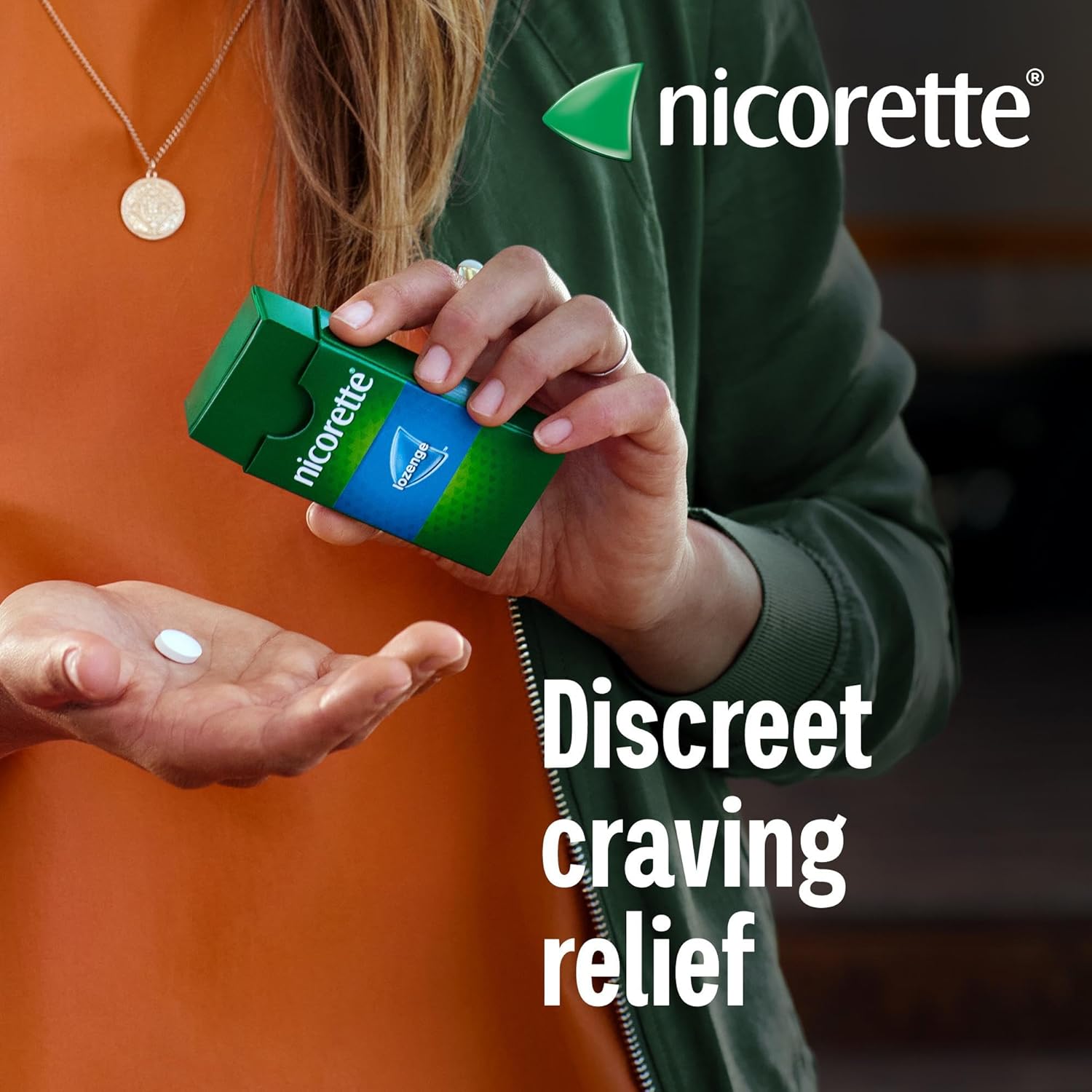 Nicorette Cools 2mg nicotine lozenges icy mint pocket packs 160 count