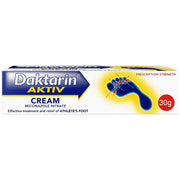 Daktarin Aktiv Cream miconazole nitrate 2% topical cream 30g tube front packaging