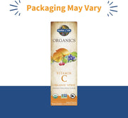 Garden of Life Organics Vitamin C Spray box, Orange Tangerine flavour, 58ml. packaging may vary.