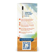 Label showing dosage instructions for Nordic Naturals infant vitamin D3 drops.