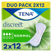 Tena Lady Discreet Normal Pads Duo Pack - 2 x 24
