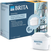 BRITA MAXTRA PRO Pure Performance Water Filter Cartridge 6-Pack box.
