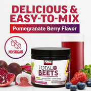 Force Factor Total Beets Energy – Pomegranate Berry (214g / 30 Servings)