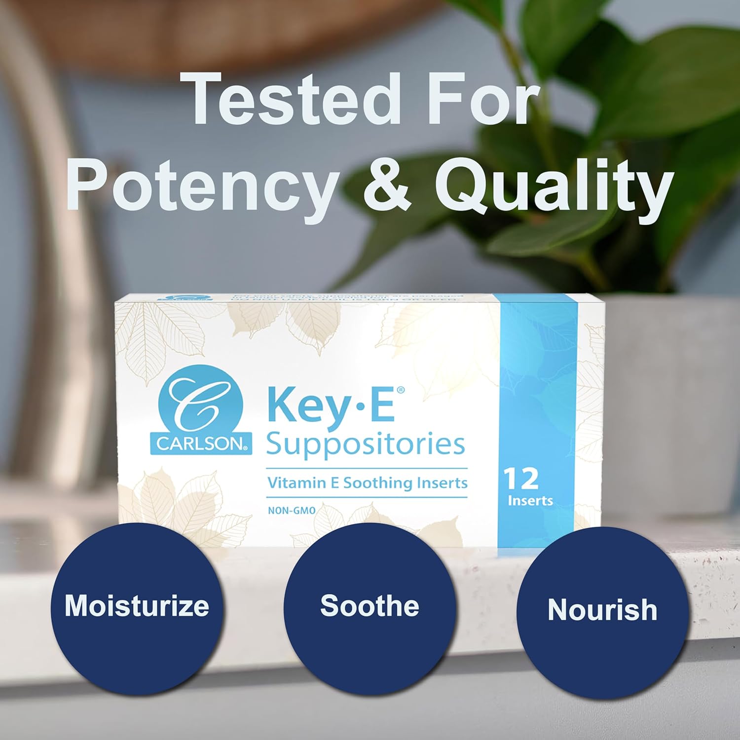 Carlson Key-E Suppositories 30 IU with Vitamin E
