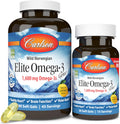 Carlson Elite Omega-3 Gems 1600 mg Zitronen-Softgels – 120 Stück
