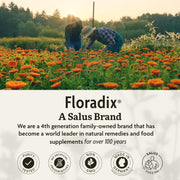 Floradix Iron & Vitamin Tablets 84 Tablets. A Salus Brand