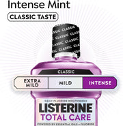 Listerine Total Care Intense Mint Mouthwash oral rinse bottle 500ml oral care use