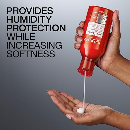 Redken Frizz Dismiss Conditioner bottle, 1000ml, formulation.