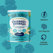 Four Sigmatic Organic Plant-Based Protein Powder, Vanilla - 600g
