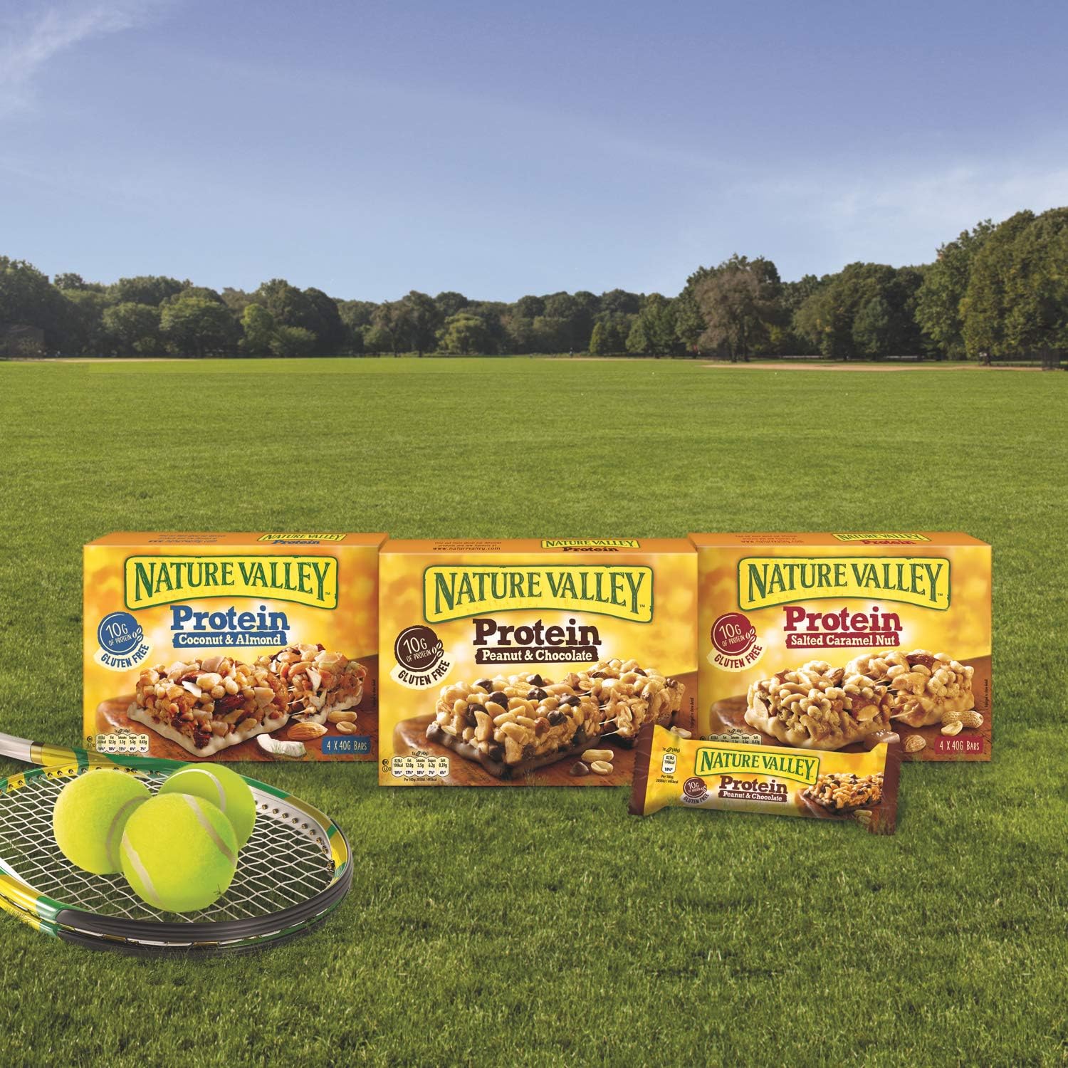 Nature Valley Protein Peanut & Chocolate Bars 26 x 40g & other variant