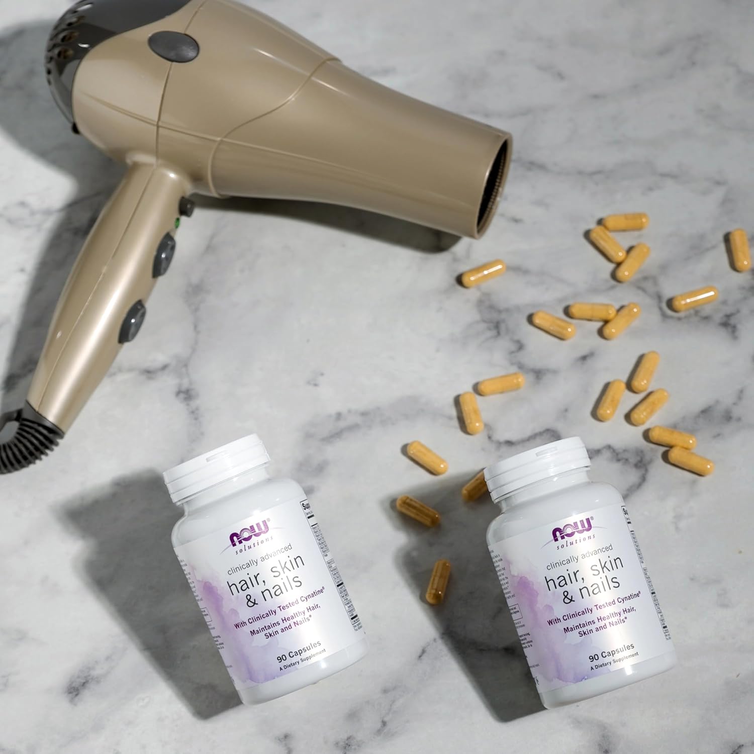 NOW Solutions Hair Skin & Nails Supplement - 90 Capsules