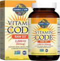 Garden of Life Vitamin Code Raw D3 - 2000 UI avec Chlorella & Enzymes