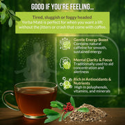 Rio Amazon Yerba Maté Tea Infusion ingredient information herbal tea 90 teabags