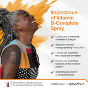 BetterYou B-Complete Oral Spray, Peach Plum Raspberry - 15ml