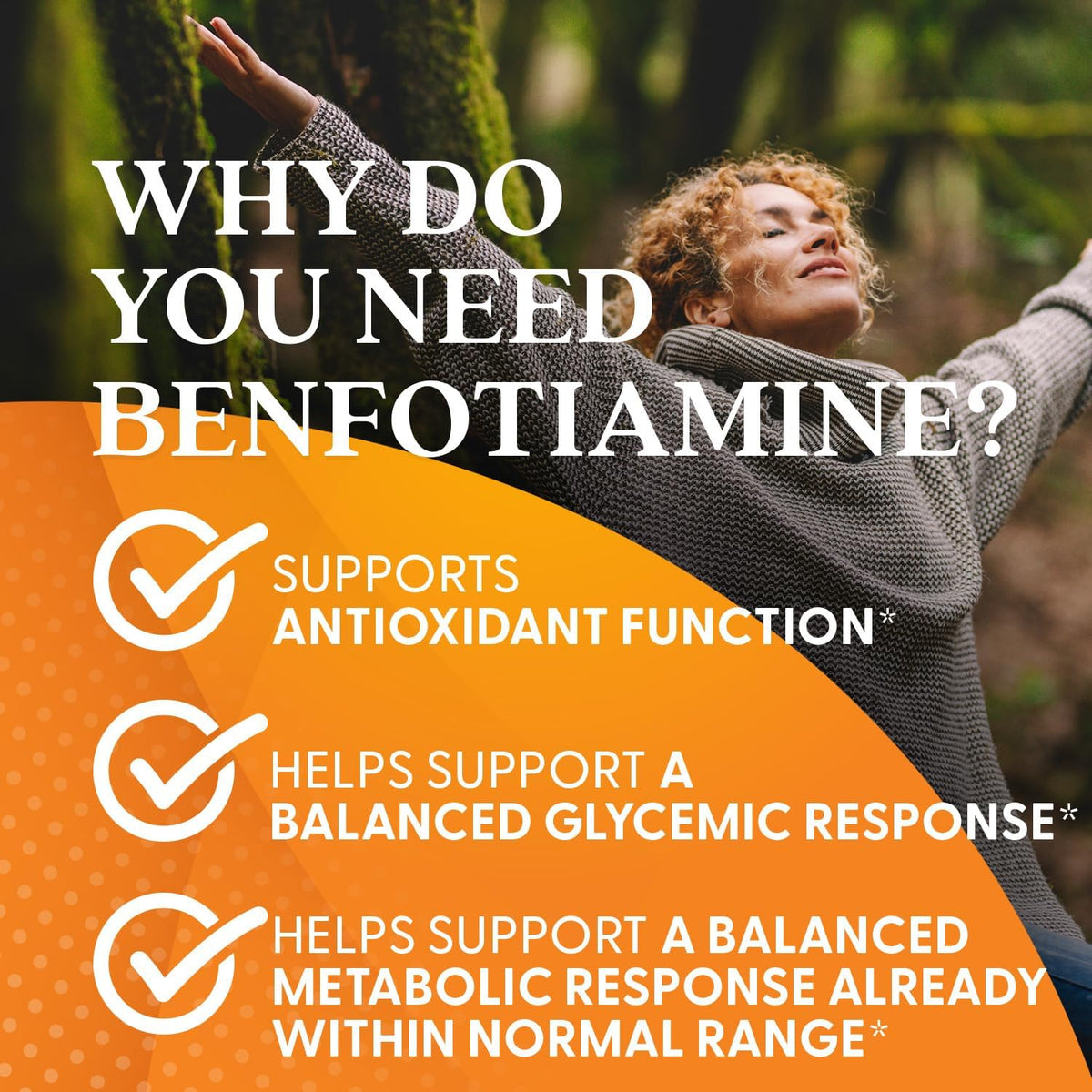 Doctor's Best Benfotiamine, bottle packaging, no flavour, 150mg, 120 veggie capsules, daily dietary supplement use