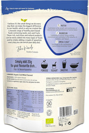 Barcode image: Linwoods flaxseed powder 1kg retail packaging barcode