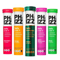 Phizz Pack varié de comprimés effervescents électrolytes et multivitamines – 5 x 20 comprimés