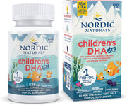 Nordic Naturals Children's DHA Xtra Berry Punch Chewable 90 Soft Gels bottle & box.