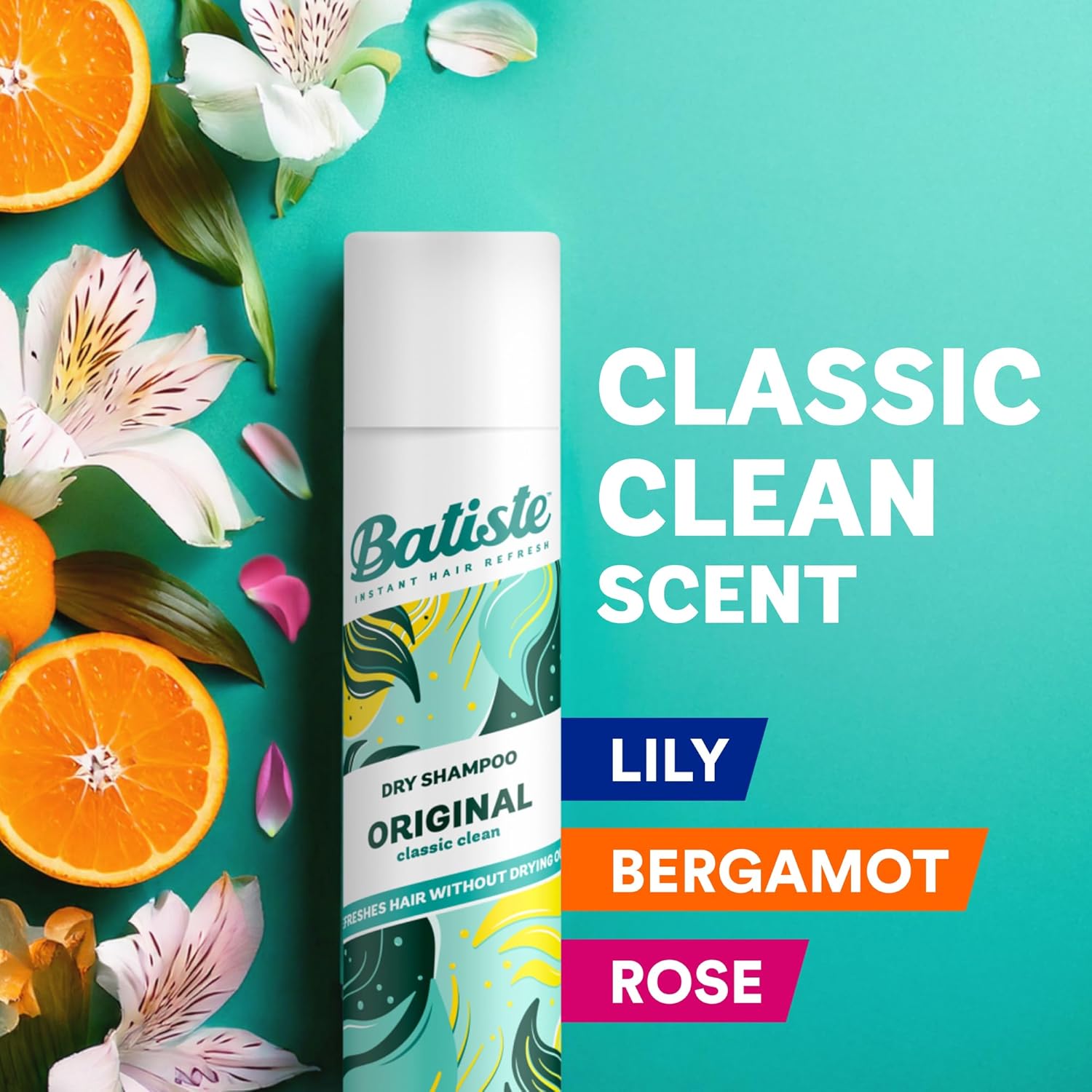 Batiste Dry Shampoo Original Fresh Clean Spray - 350ml