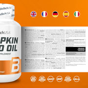 BioTechUSA Pumpkin Seed Oil 600mg - 60 Softgels