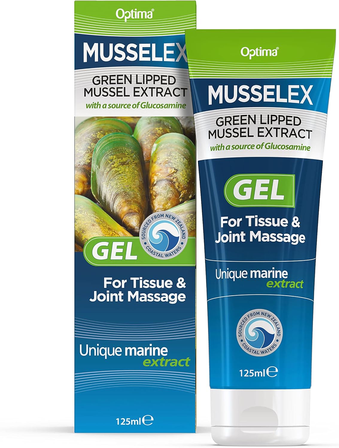 Optima MusselEx Gel – 125ml Cooling & Soothing Gel for Joint & Muscle Relief