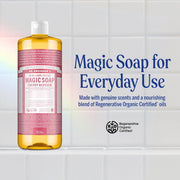 Dr. Bronner's Cherry Blossom 18-in-1 Pure-Castile Liquid Soap 945ml