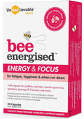 Complexe énergisant Bee Energised Unbeelievable Health - 20 capsules